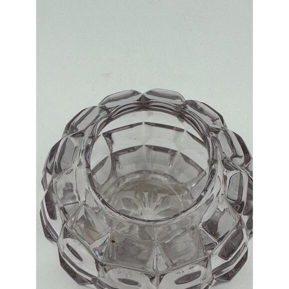 EAPG Duncan & Miller Crystal Glass MidCentury Modern BLOCK ROSE BOWL 1889-1904 - Picture 10 of 11
